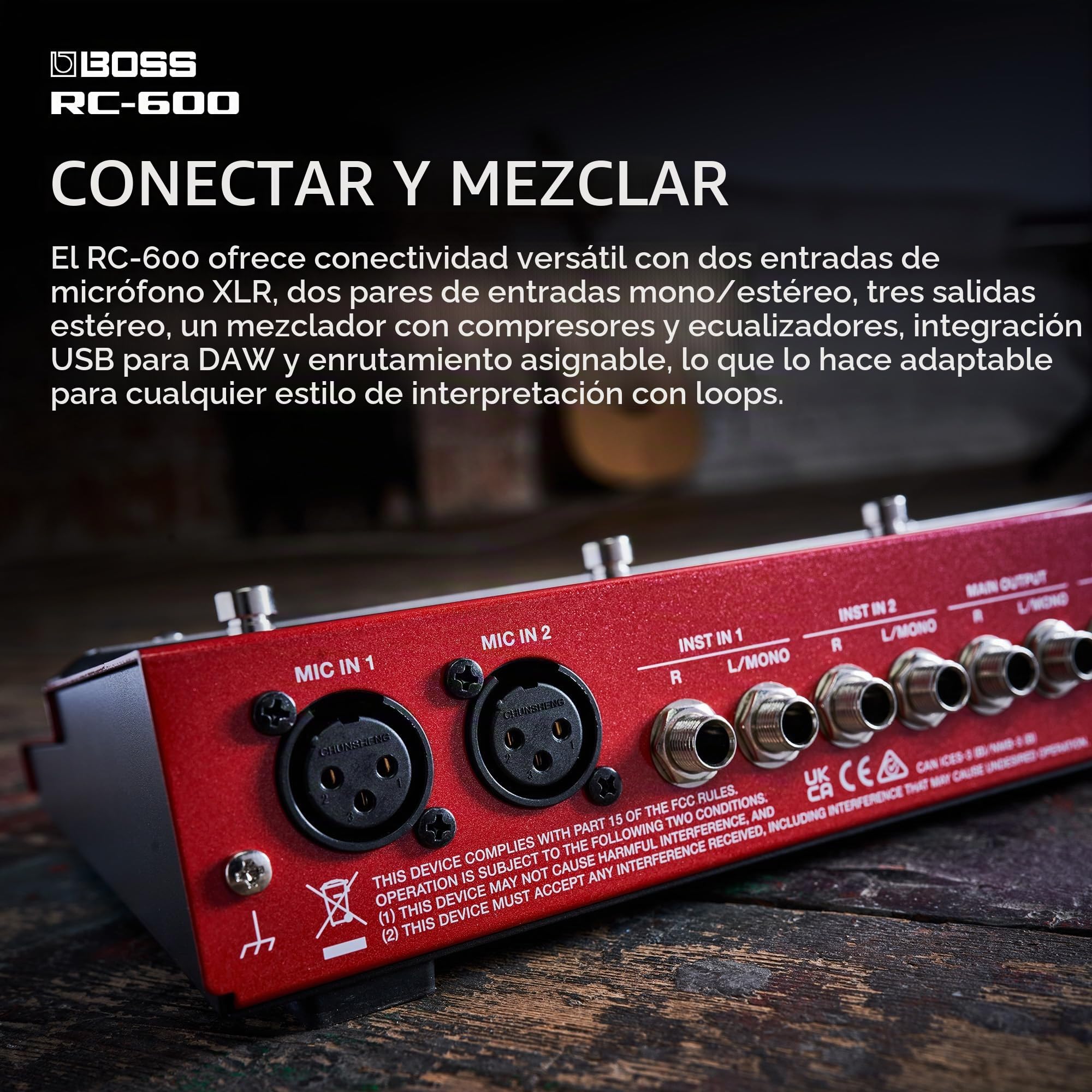 Amazon.com: BOSS RC-600 Estación de Loop Basada en Piso para